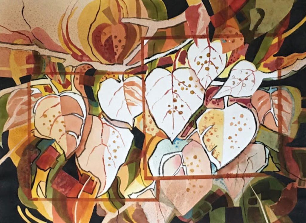 Blemished Leaves painting by Margaret Godfrey